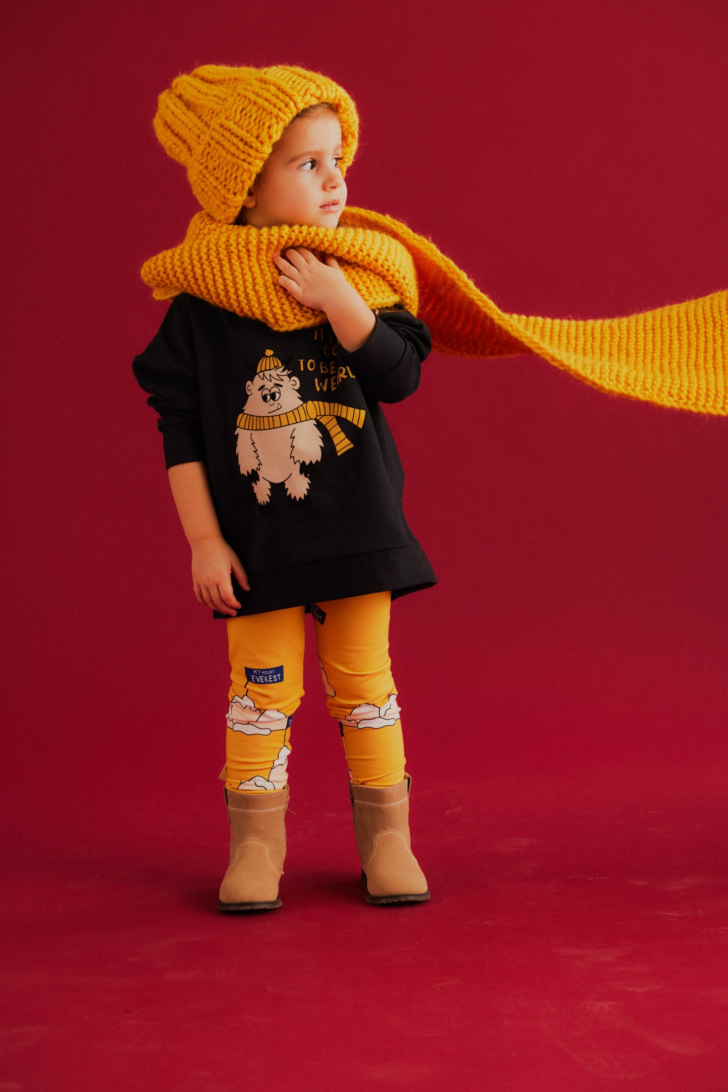 Children's Mountain EVEREST YELLOW LEGGINGS