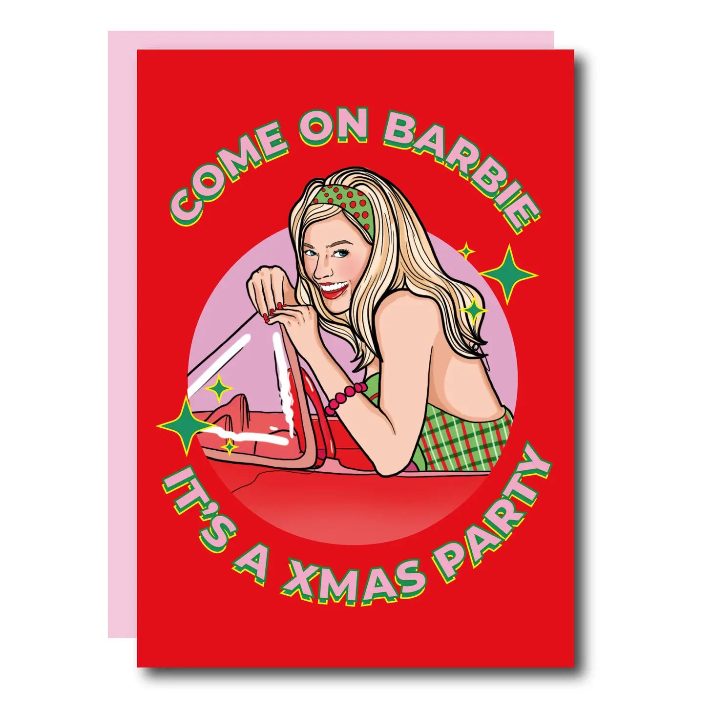 Barbie christmas card deals