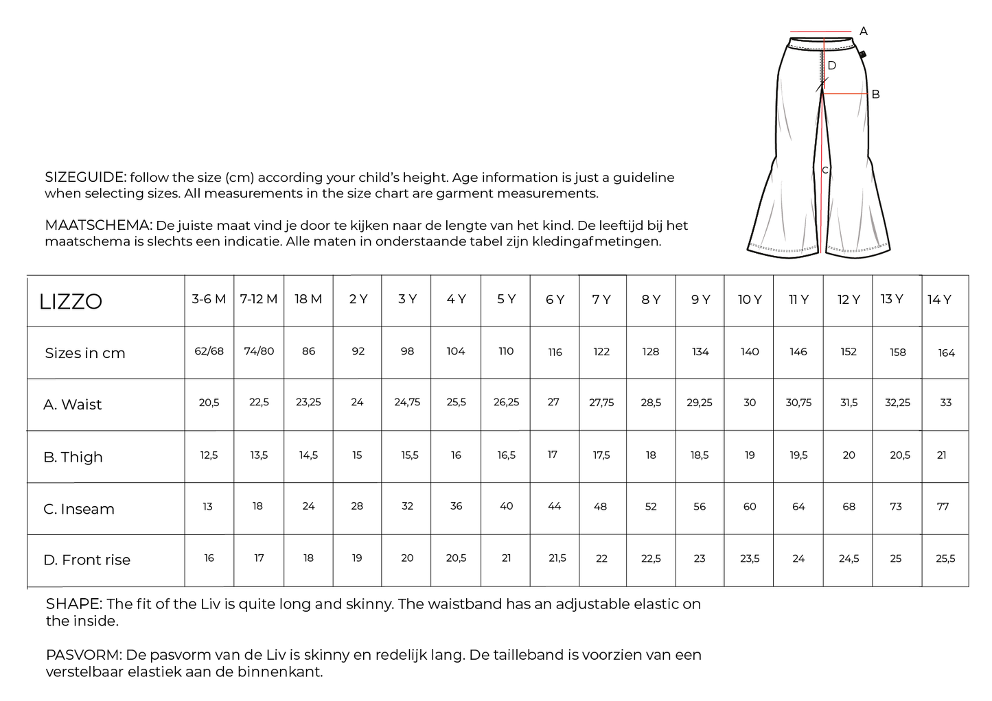 Children's Embroidered Floral Flares