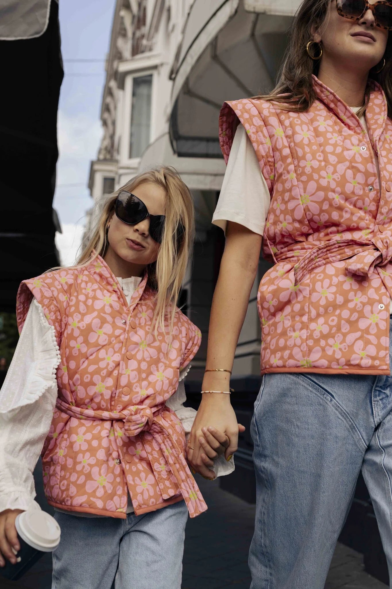 Children's Handmade Pink Floral Jacket
