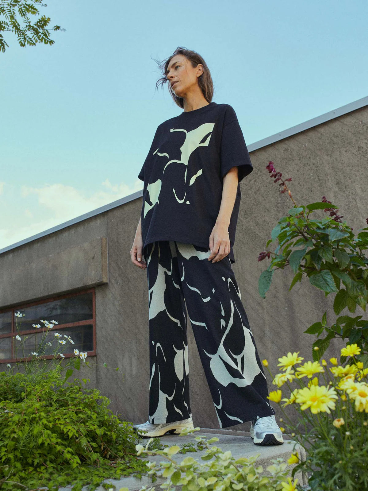 Adult Organic Cotton Waving Jacquard Pants
