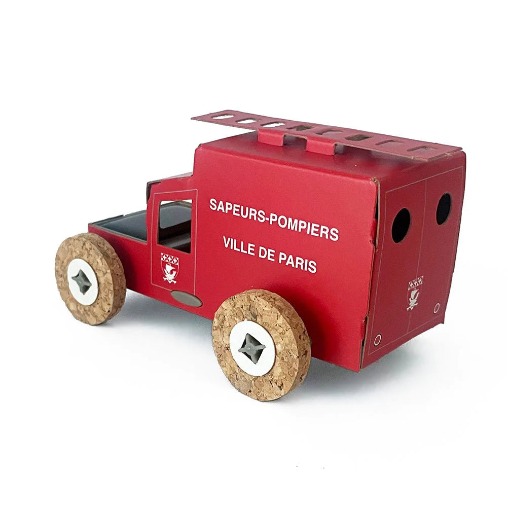 Autogami solar toy car - Red Retro Firetruck (AS SEEN ON THE TOY SHOW 2023)