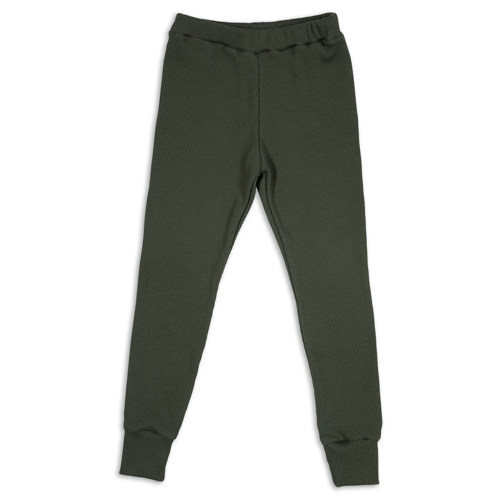 Children's Khaki Rib Legging