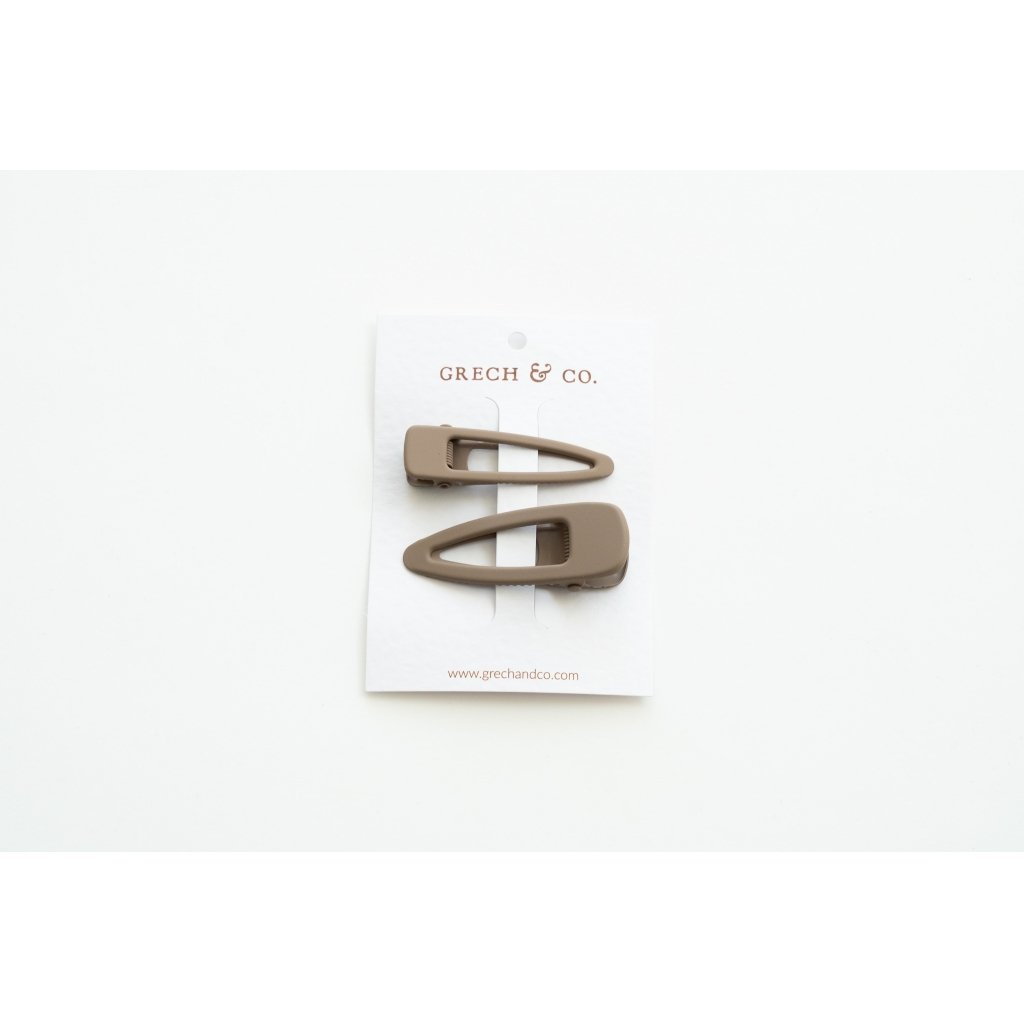 MATTE CLIPS SET OF 2 -STONE