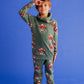 Children's Green Red Panda Pants LAST ONE 1-2Y