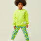 Children's Superpower Sweatshirt in Lime
