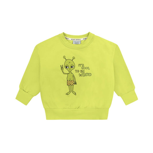 Children's Lime Green Alien Sweatshirt