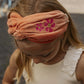 Children's Velvet Embroidered Floral Headband