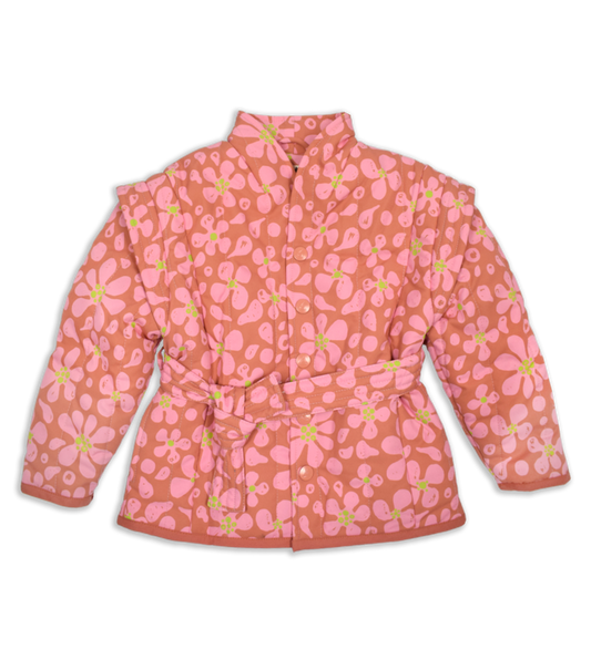 Children's Handmade Pink Floral Jacket