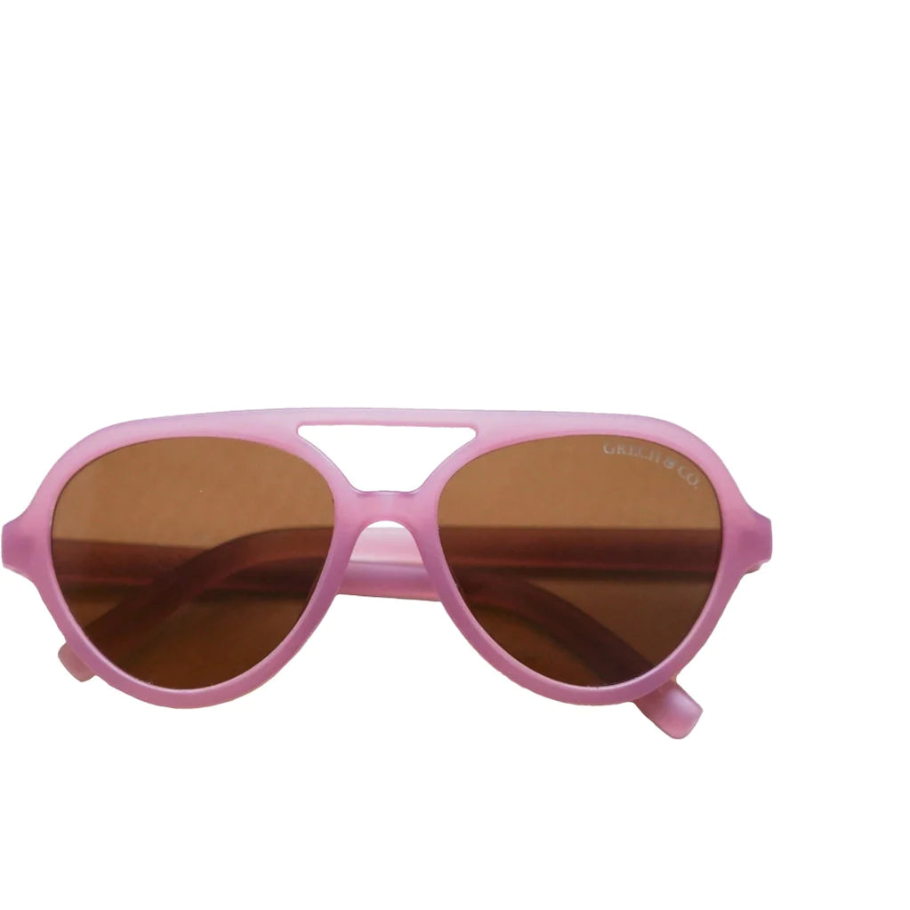 AVIATOR | POLARIZED SUNGLASSES | CHILD 3-8Y - Mauve Rose