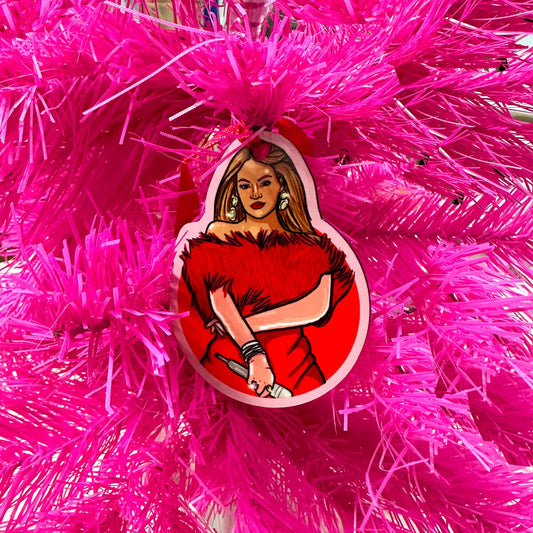 ❤️ Beyonce Christmas Ornament