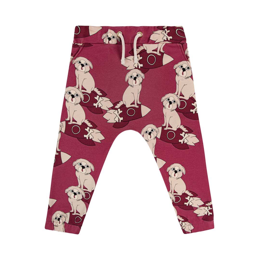 Children's Cosmo Dog Dark Red Pants