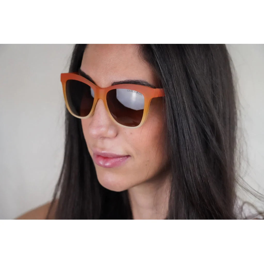 Iconic Wayfarer | Polarized Sunglasses | Teen to Adult 15y+ - Sienna Ombre LAST ONE