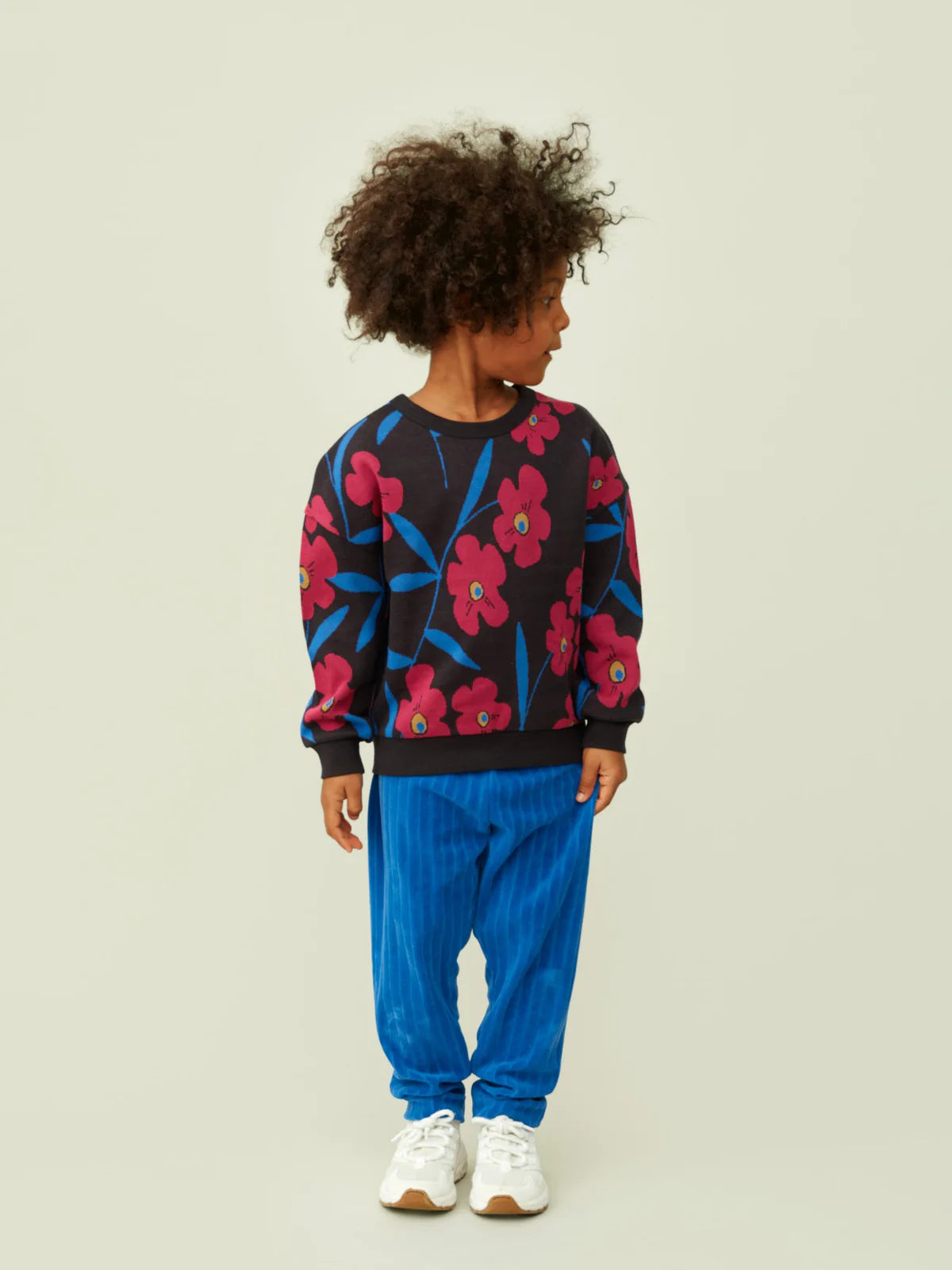 Children's Mysterious Blooms Jacquard Sweatshirt