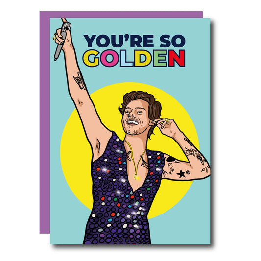 You're So Golden Harry Greeting Card
