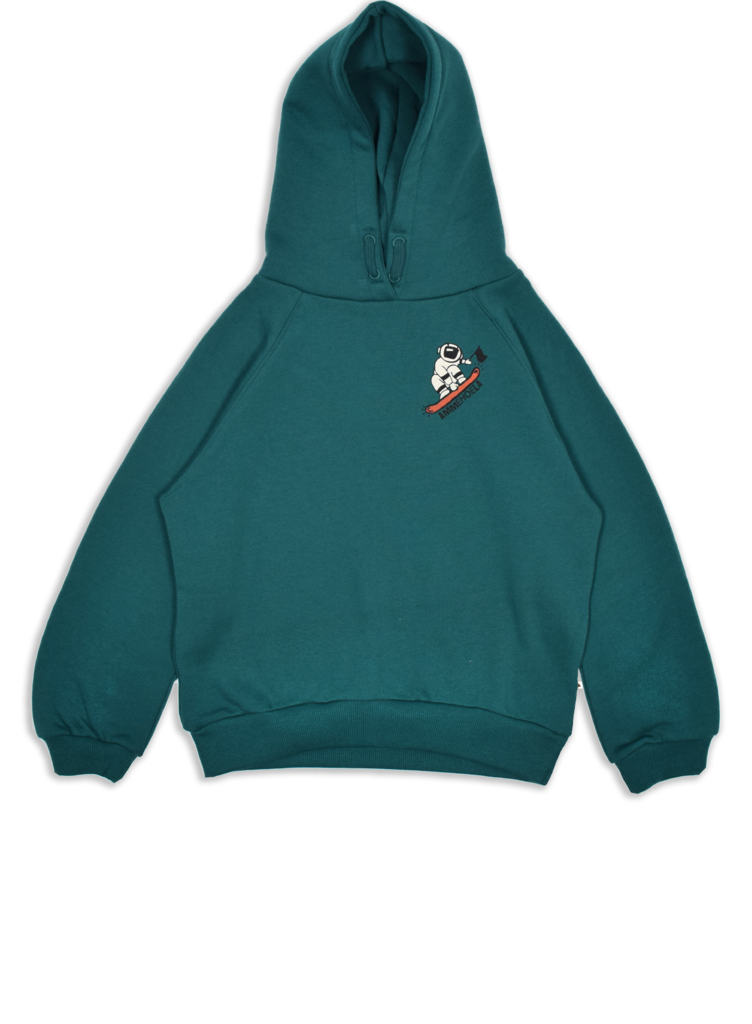 Petrol Blue Born to Board Hoodie LAST ONE 3-4Y