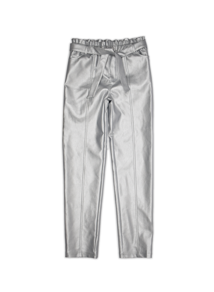 Adult Silver Leather Look Pants AM.Lilly.WO-01