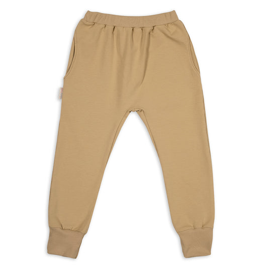 Children's Joggers with Pockets in Beig