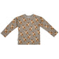 Children's Deer Longsleeve on Dusty Beige