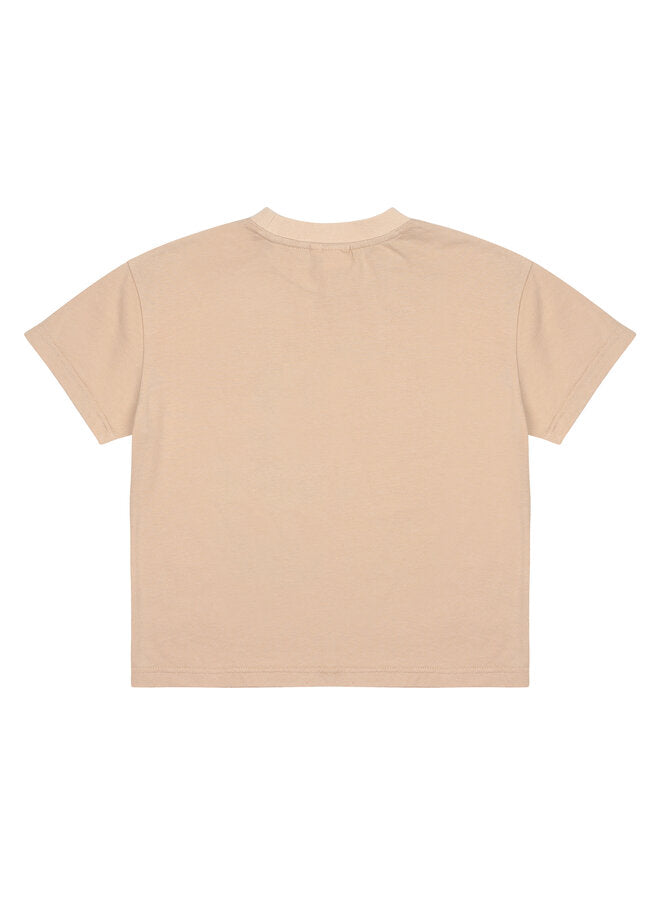 Colourful Apple T-shirt in Beige