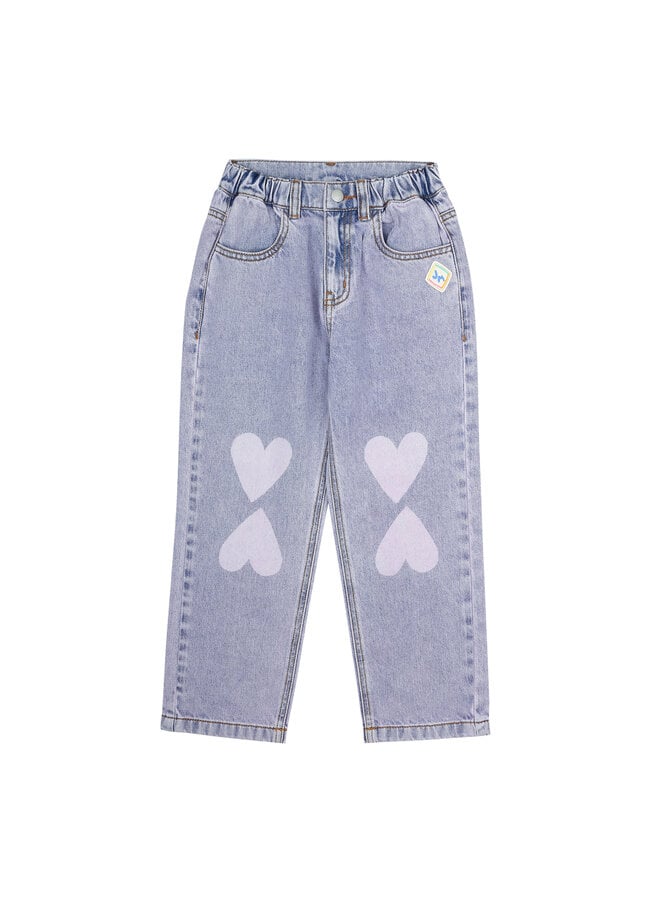 Heart Denim Pants