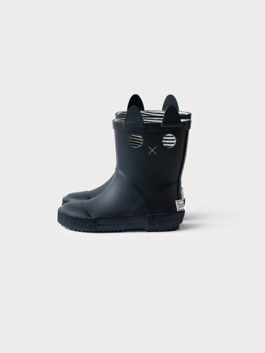 Lookicat Black Rain Boots