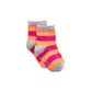 Polly & Andy Bamboo Pink & Purple (Seamless toe) Super Soft Socks