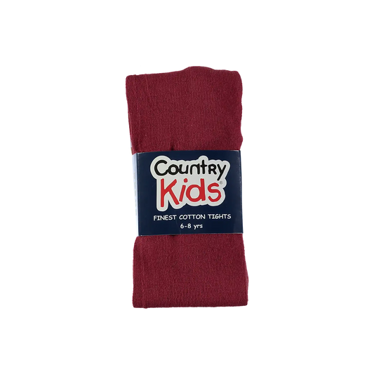 COUNTRY KIDS TIGHTS - burgandy