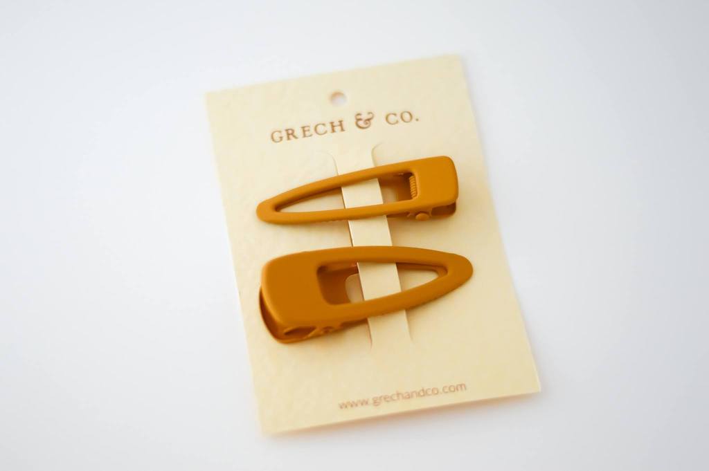 MATTE CLIPS SET OF 2 -GOLDEN