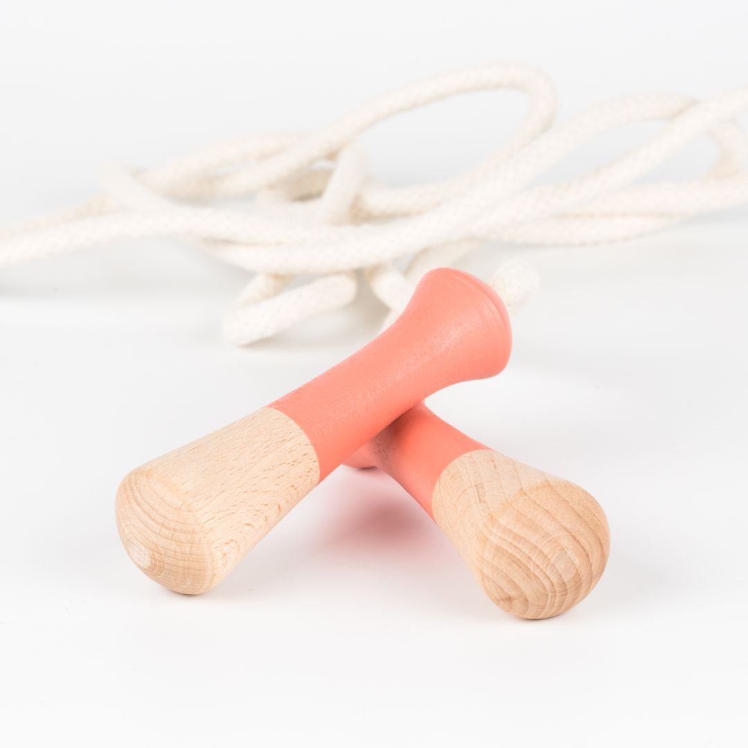 kids wooden skipping rope eco kids eco toys wooden toys kidhood ireland