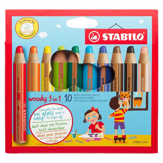 stabilo wooden solid paint pencils ireland kidhood toys